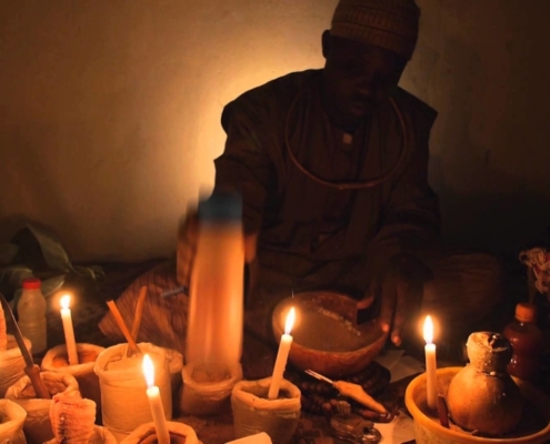 marabout dans l'ombre